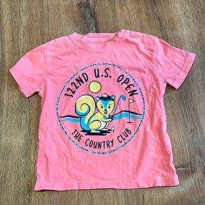2T 2022 US Open Pink T shirt